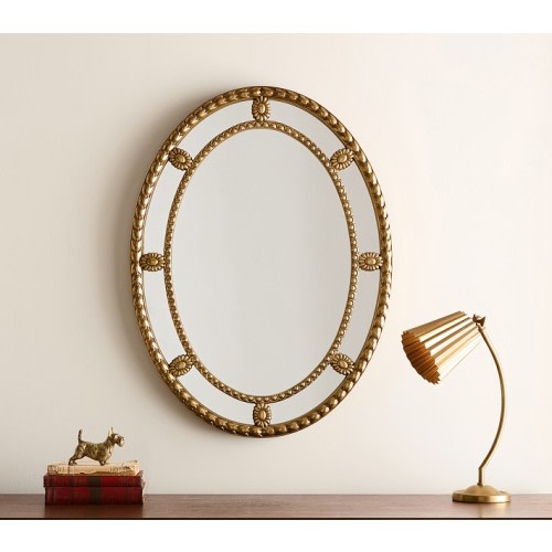 Chris Loves Julia Oval Tulip Mirror (32")