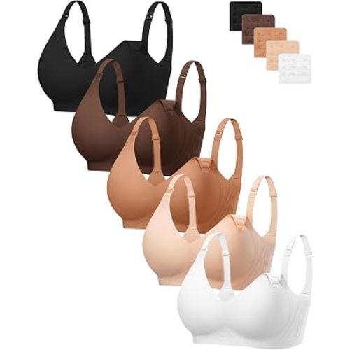 Angelhood Jelly Nursing Bras for Breastfeeding Seamless Maternity Bra