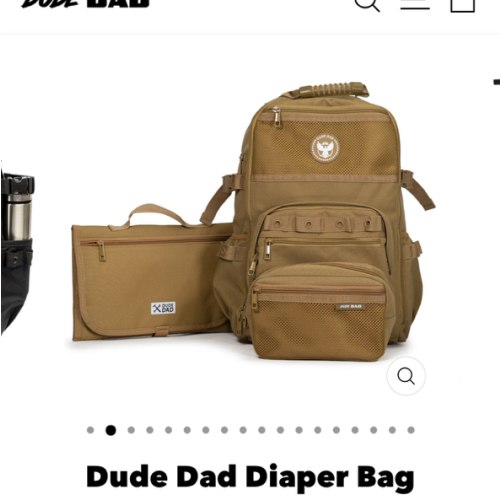 Dude Dad Diaper Bag
