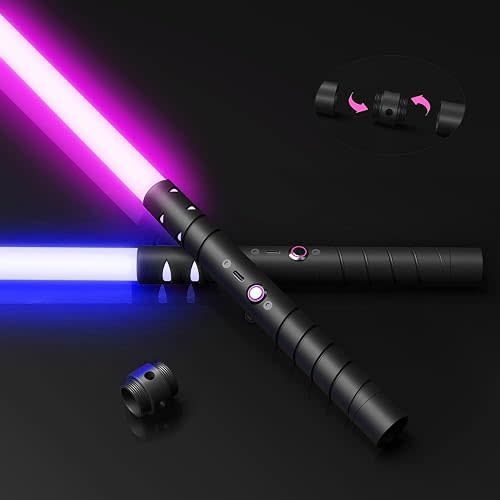Lightsaber, 4 Sound Fonts, 20 RGB Colors FX Metal Hilt