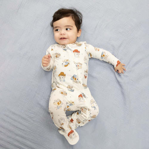 Cowdogs - 2 Way Zipper Footie