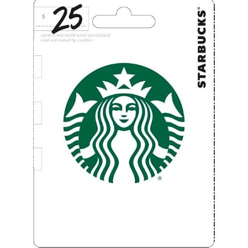 Starbucks Physical Gift Card