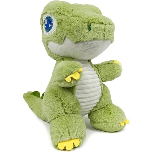 YUKOUQIAN Dinosaur Stuffed Animal Cute Plush Doll Toy 8 inch for Girls Boys Christmas (Big Eye Dinasour)