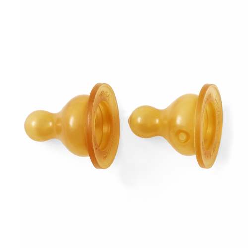 Standard Neck Baby Glass Bottle Nipples Two-Pack – Heveaplanet.com
