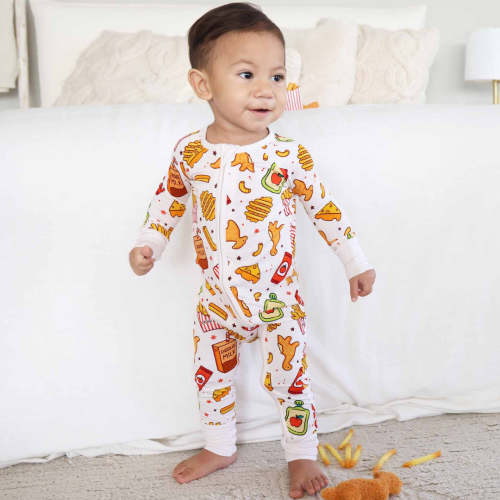 Tiny Bites Convertible Zip Romper