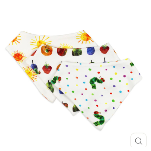 Multi | Organic Bandana Bib 3-Pack – L'ovedbaby