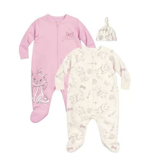 Baby Girls' Marie the Cat Long Sleeve Coveralls and Hat, 3-Piece Set
$