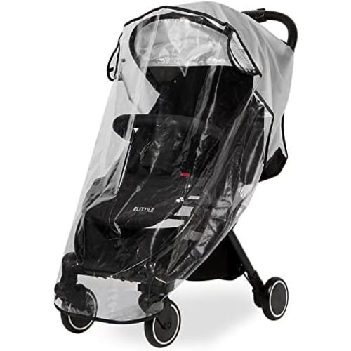 Clear Stroller Rain Cover, Universal Travel Weather Shield Breathable Baby Stroller Rain Cover for Windproof, Waterproof, Protect from Sun Dust Snow