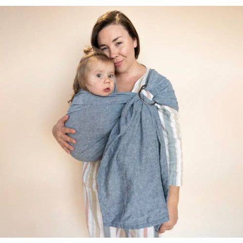 Indigo Ring Sling Baby Carrier - Denim Blue | hope&plum