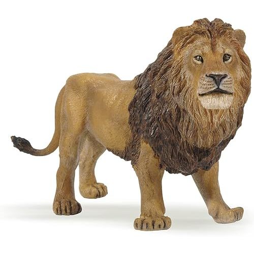 Papo Standing Male Lion Toy Figure