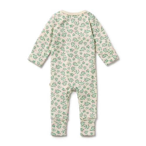 Organic Zipsuit with Feet - Periwinkle – Daisy and Hen
