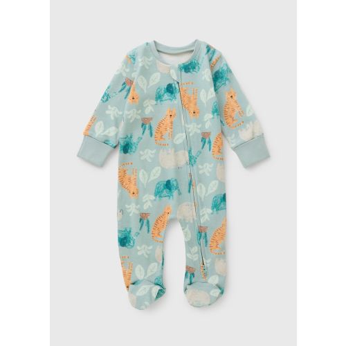 Baby Safari Zipped Sleepsuit