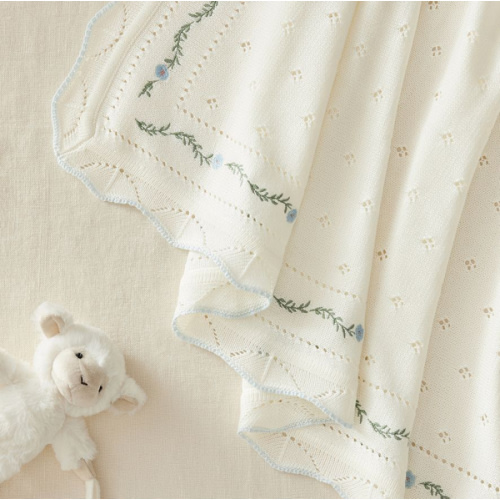 AERIN Pointelle Baby Blanket