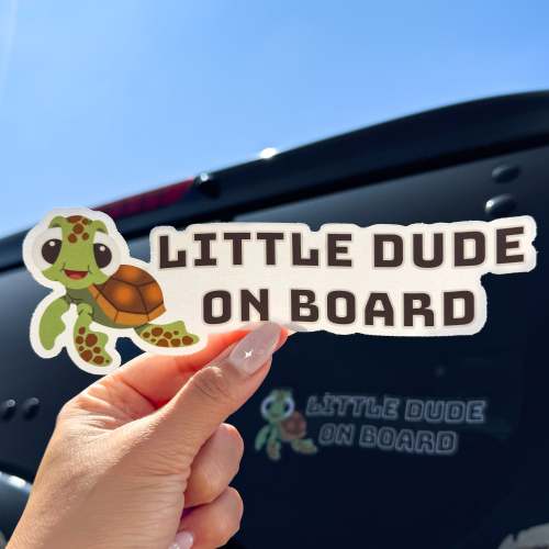 Wish Upon Magic Little Dude On Board Car Decal - Little Dude On Board Car Decal