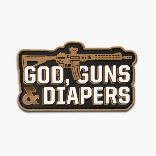 God, Guns & Diapers Patch - AR by TBG – Tactical Baby Gear