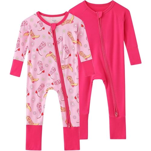 Baby Viscose from Bamboo Footless Pajamas Boys Girls Zippy Pjs Sleep 'N Play Romper - 0-24 Months