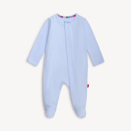 CloudStretch™ Magnetic Footie – Magnetic Me 0-3M, Soft Baby Blue