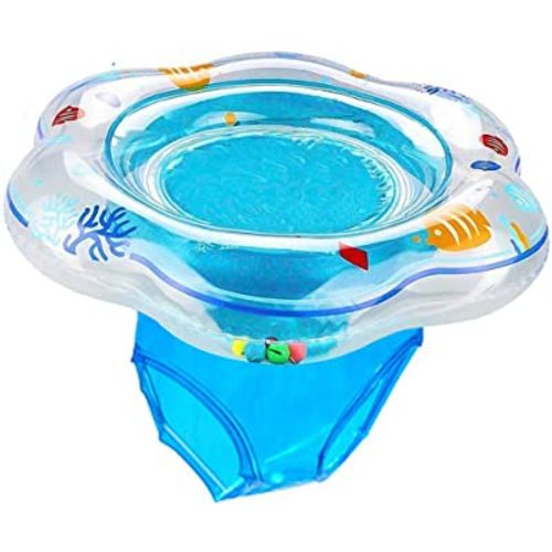 Baby Swimming Float Ring, Pool Swim Ring with Safety Seat for Baby Age 12-48 Month, Double Airbag, Suitable Baby Swim, Bath or Swim Training