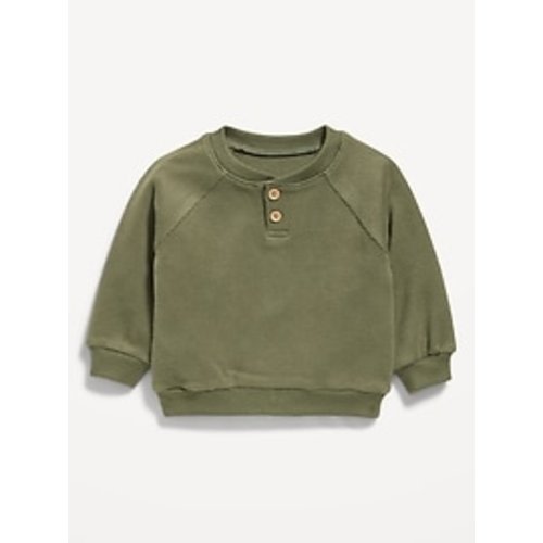 Long-Sleeve Henley Waffle-Knit Sweatshirt for Baby | Old Navy