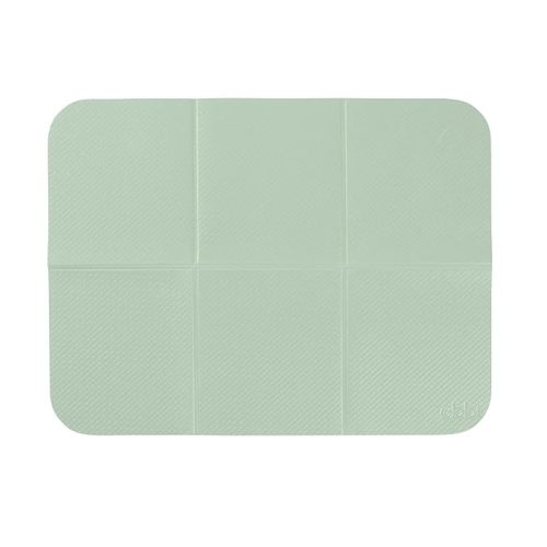 Ubbi On-The-Go Diaper Changing Baby Mat, Soft and Comfortable, Must Have for Newborns, Easy to Clean, Portable Folding Pad, Infant Traveling Accessories, Sage Green, 16" x 21"