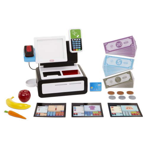 Free Shipping! Little Tikes First Self-Checkout Play Cash Register with Realistic Sounds and Accessories