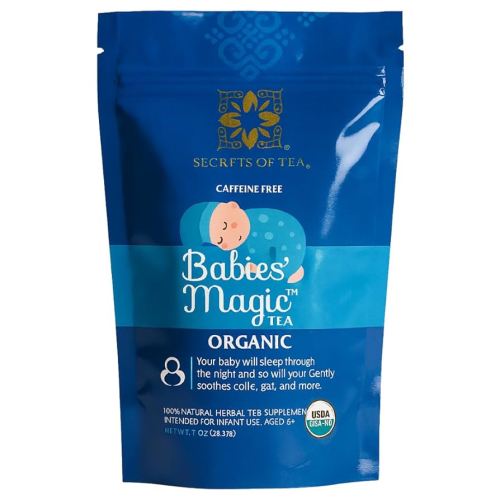 Secrets Of Tea - Babies' Magic Tea: Natural Relief for Baby Colic and Gas - USDA Organic, Caffeine-Free, promotes better sleep- 20 Count ((1 Pack)