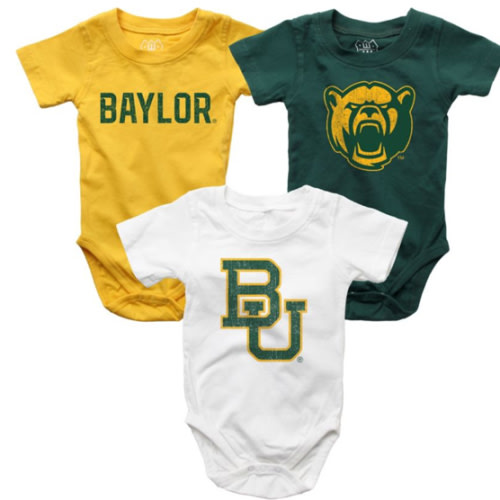 Baylor University Infant Bodysuit 3-Pack