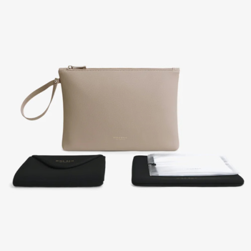 MINA Travel Changing Kit Vegan – MINA BAIE (Sand)