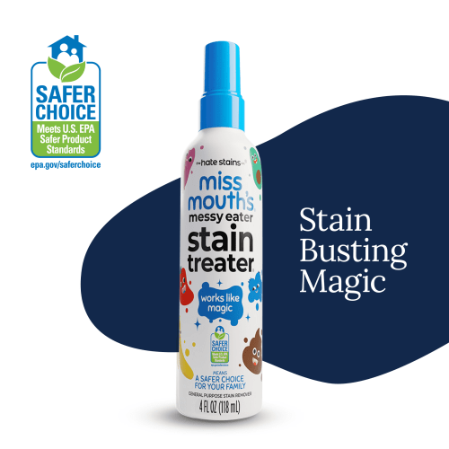 Miss Mouth's 4oz Messy Eater Stain Treater Spray - Baby Essentials Stain Remover for Clothes & Fabric