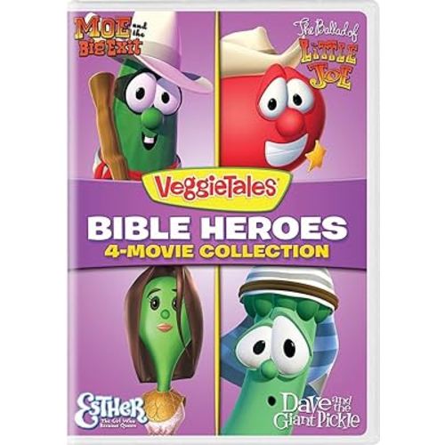 VeggieTales: Bible Heroes 4-Movie Collection (Moe and the Big Exit / The Ballad of Little Joe / Esther - The Girl Who Became Queen / Dave and the Giant Pickle) [DVD]