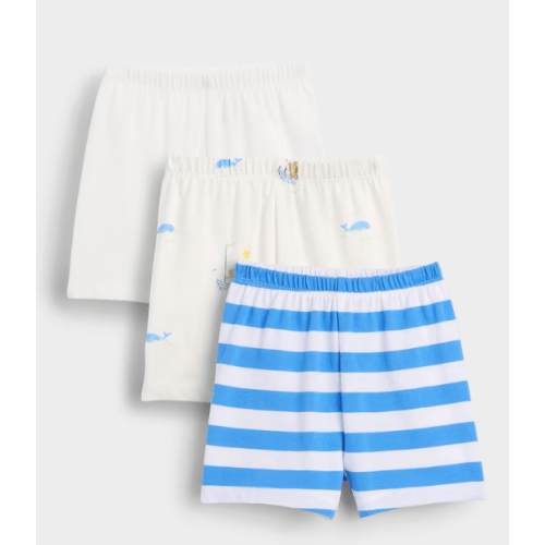 Baby First Favorites Organic Cotton Pull-On Shorts (3-Pack)