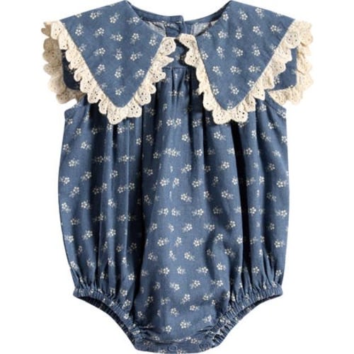 Kids' Porter Ditsy Floral Romper, 3-6M