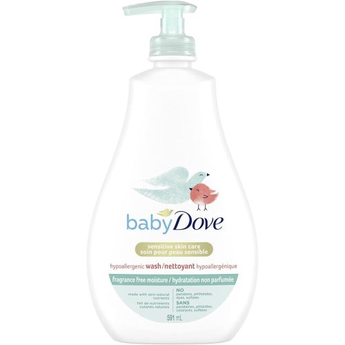 Baby Dove Tip to Toe Sensitive Skin Moisture Baby Wash, 591mL