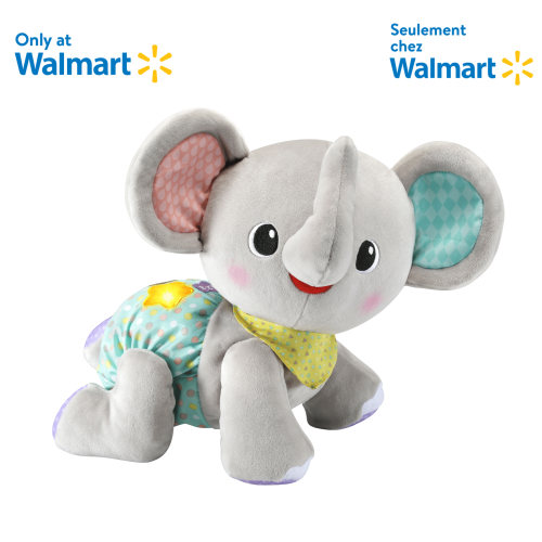 VTech Explore & Crawl Elephant - Interactive Plush Baby and Toddler Toy - Walmart Exclusive - English Version - Walmart.ca