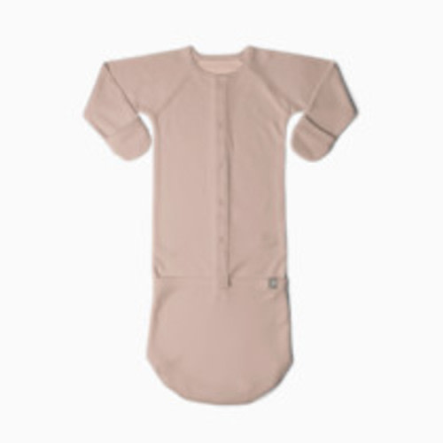 Goumi Kids 24hr Convertible Sleeper Baby Gown - Rose, 3-6 M