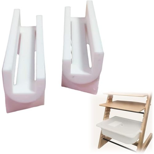 Adapter for Stokke Tripp Trapp HighChair Compatible with Ikea Trofast Wire Basket and Plastic Box, Accessories for Stokke Tripp Trapp High Chair (Use with lid)