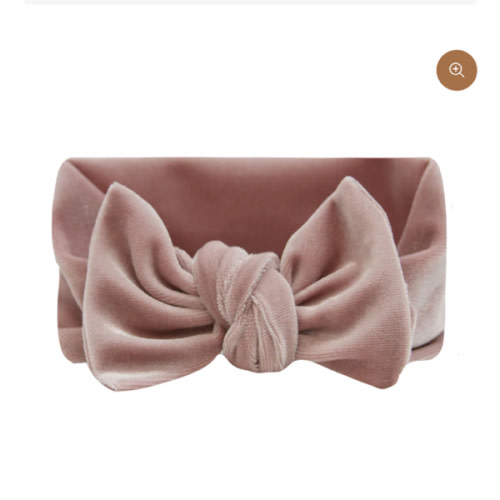 Velvet - Mauve Knot Headband