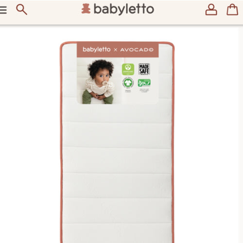 Babyletto babyletto x Avocado Dual-stage, Organic & Non-Toxic Crib Mattress