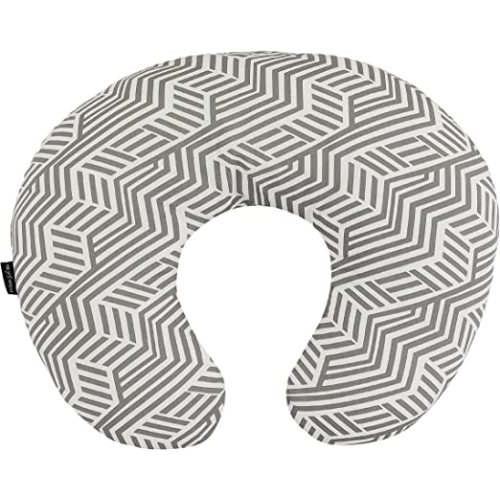 Dream On Me Beeboo Nursing Pillow And Positioner, Breastfeeding And Bottlefeeding , Removable And Washable Pillow Cover, Soft And Breathable Fabric, Black And White