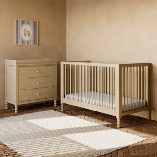 Storkcraft Rio Convertible Crib and 3 Drawer Chest with Removable Changing Topper Nursery Furniture Set & Reviews | Wayfair