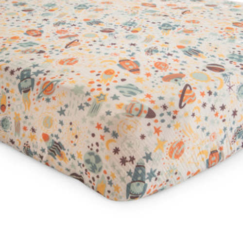 Mushie Extra Soft Muslin Crib Sheet