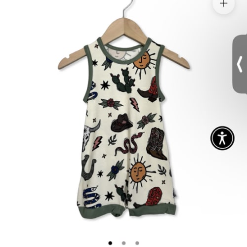 High Noon Sleeveless Shorty Romper