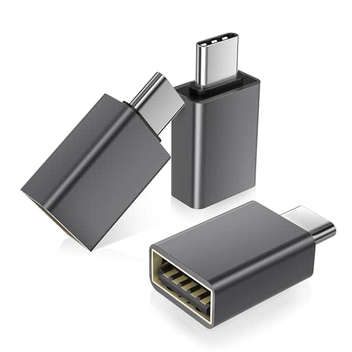 Basesailor USB C to USB Adapter 3Pack,USBC Male to USB 3.0 Female Converter | Type C OTG Cable Adaptor Thunderbolt 5 4 3 for MacBook Pro/Air 2026,iMac,Mac,iPhone 17 17e 16,iPad,Samsung Galaxy S26,Surface