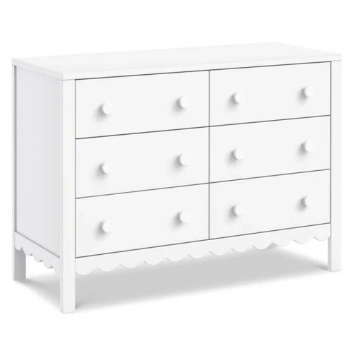Sammy Scallop 6 Drawer Dresser