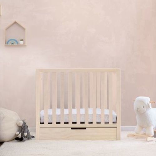 Carter's by daVinci Colby 4-in-1 Convertible Mini Crib w/ Trundle - Washed Natural