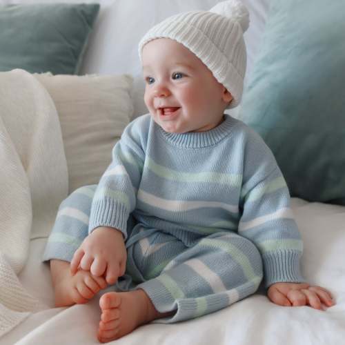 Mint Sherbet Knit Set - Long Sleeve