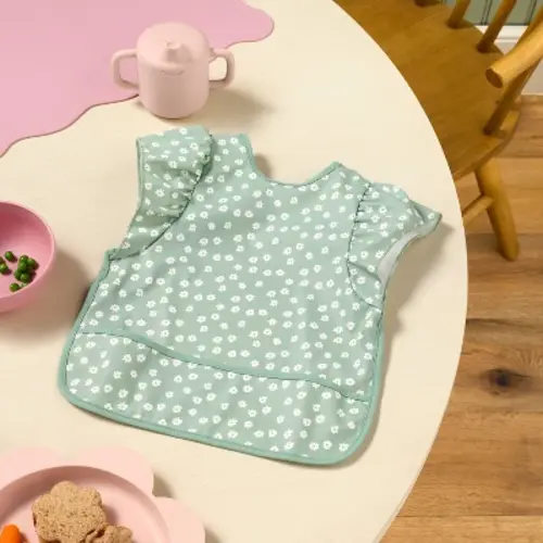 Daily Essentials: Get the Best Price on Short Sleeve Bib - Floral Ruffle - Cloud Island™ Online.