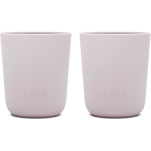 Lalo 2 Pack Silicone Cups for Kids and Toddlers