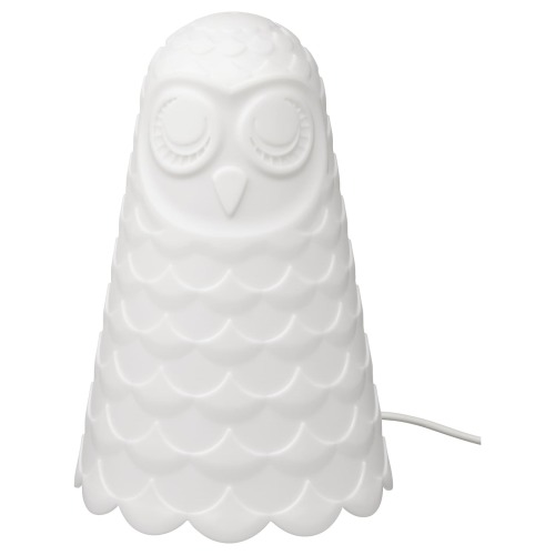 SOLBO Table lamp - white/owl 9 "