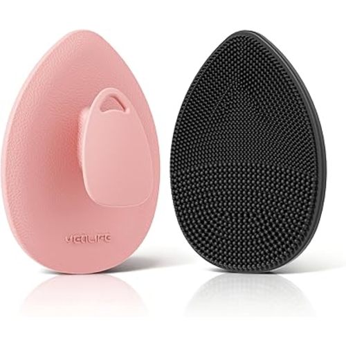 Silicone Face Scrubber, Facial Cleansing Brush, Face Exfoliator Scrub Brush